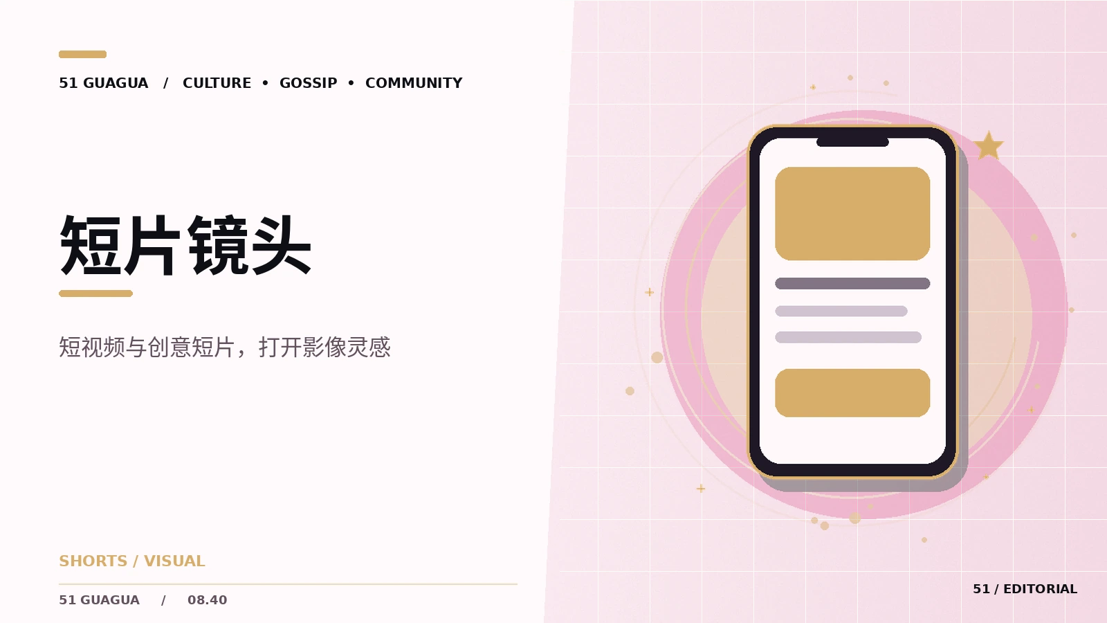 一分钟短片的开场设计